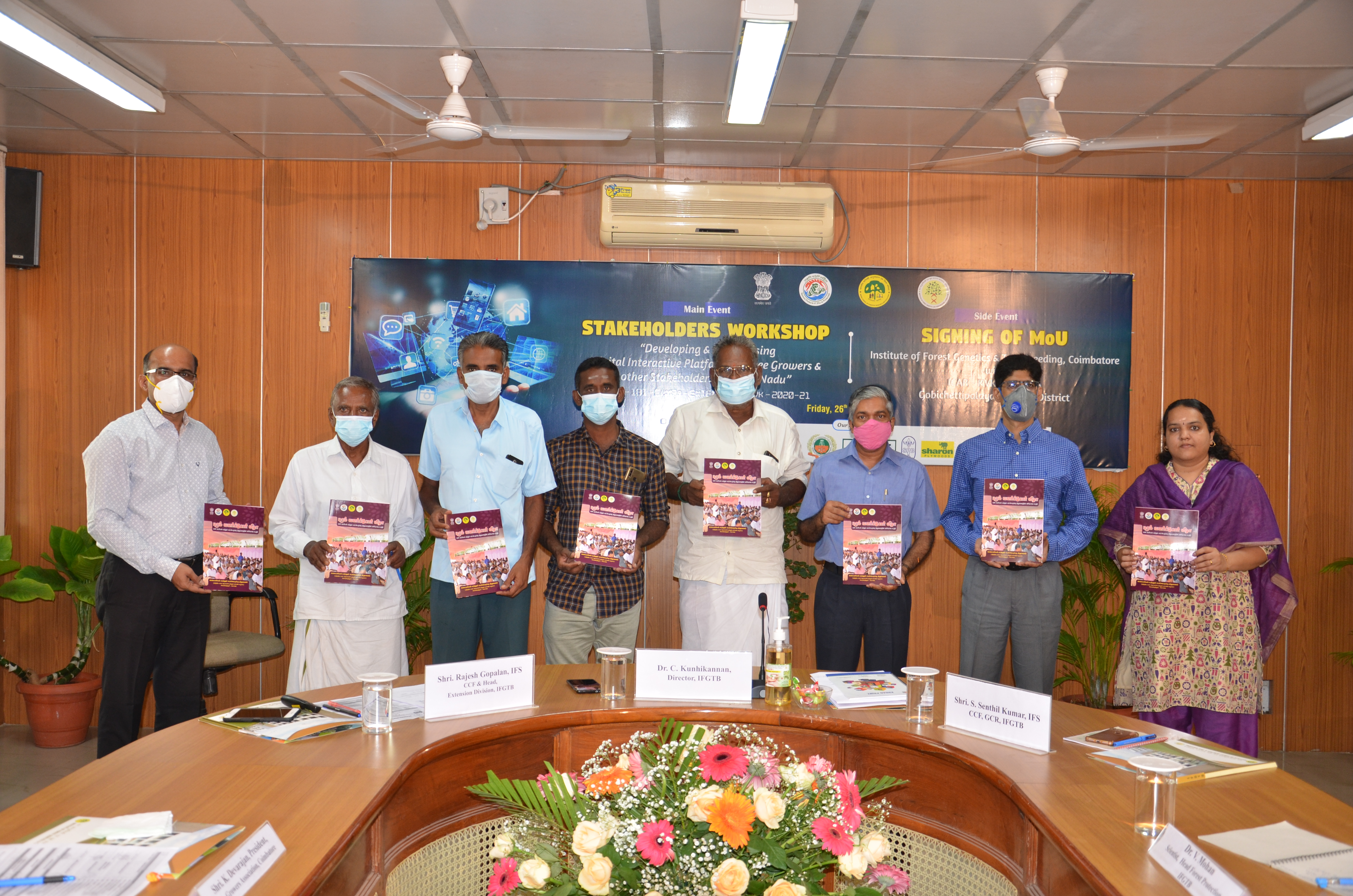 Tree Growers Mela Brochure release in Stakeholders Workshop 2021